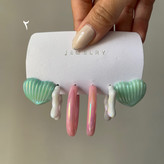 گوشواره ۳ جفتی آبنباتی